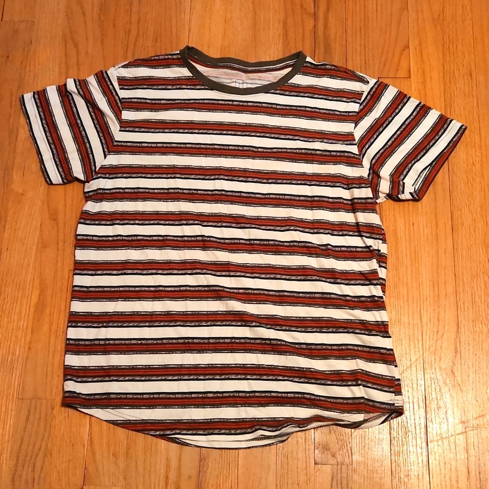 Target Casual Striped T-Shirt Men's M